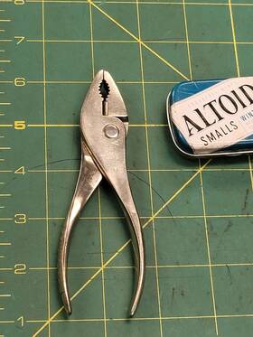 Vacuum Grip No-35 Vintage Rare No.35 Slip Joint Pliers Patent 3-8-21