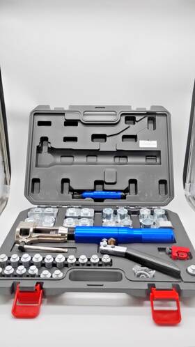 Vevor 45kk30dxt Hydraulic Flaring Tool Kit 45 Degree Double Brake Line Flare 32pc