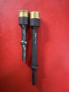 Ah100b Vim Tools And Monster Brass Face Air Hammer Bits Lot Of 2