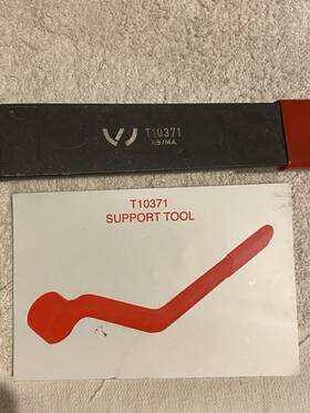 T10371 Vw/audi /audi Stub Shaft Counter-hold Tool 6 Speed Transmission Oa6