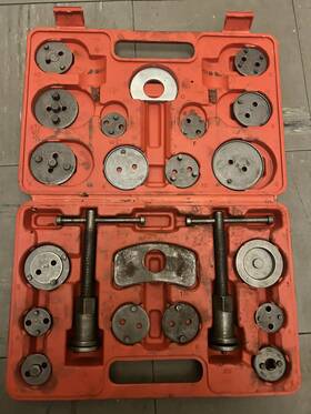 Z0054 Ztech 22pcs- #10 Included-disc Brake Caliper Tool Set/wind Back Kit For Pad