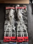 (2) Sears Craftsman 42798 12 Tin Snip Usa Nos Aluminum Rare Metal Repl Blade. Fixed Price $45.00.