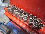 Old Logo Snap-on 1/2" Drive, 6PT, Metric Set, 10-27 Mm.. Fixed Price $475.00.