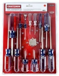 Craftsman 14 Piece Screwdriver Set 6 Phillips & 7 Slotted Flat Head. Fixed Price $49.99.