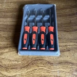 Snap On SGTX40BO Piece Soft Grip Mini Torx Screwdriver Set Orange New Sealed. Fixed Price $59.95.