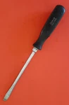 Snap-on Tools SSD6 Flat Head Slotted Tip Screwdriver Black Hard Handle Usa 508. Fixed Price $16.83.