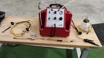 Vacula 12-018-0350 Press Or Vacuum Drain Twin Brake Bleeder & Cart (parts Only). Fixed Price $1050.00.