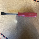 Mac Tools Rare 7-3/4" Carbon Scraper Red Hard Handle Usa S17SA. Fixed Price $14.00.