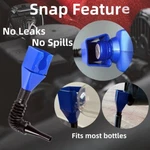 4PCS-ONE-HAND Snap Funnel Flexible Spill-free Oil, Gas & Coolant Filling Adapter. Fixed Price $11.39.