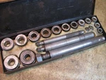 Vintage Napa New Britain Bushing Driver Set With Metal Case. Fixed Price $35.00.