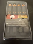 Mac Tools CSTSS4O 4PC Strikable Carbon Scraper Set W/orange Comfort Grips. Fixed Price $124.99.