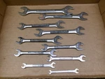 Craftsman Usa 10-PIECE Sae Double Open End Wrench Set 1/4 1" Nos. Fixed Price $180.00.