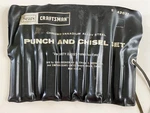 Craftsman 43032 Punch & Chisel Set 13 Pc With Original Pouch Complete Usa. Fixed Price $54.95.