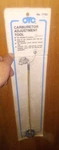 Vintage Nos - Otc 7153 Carburator Adjustment Tool For Double Screws. Fixed Price $54.50.