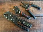 Set 3 Vintage Craftsman Professional Auto Lock Reflex Wire Stripper Cutter. Fixed Price $51.99.