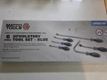 Matco Tools UP6SETBF Piece Upholstery Set-blue. Fixed Price $85.00.