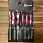 Snap-on SGFMN106 Red 6-PIECE Soft Grip Handle Miniature File Set Unused. Fixed Price $200.00.