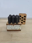Young Bros Grip Stamp Metal Die Punch Set 1/4 In Number 0-8 Pcs 5110-289-0003. Fixed Price $44.99.