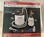 Bilitools 3L Pneumatic Brake Bleeder Kit One Person Vacuum Bleeding. Fixed Price $39.99.