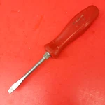 Snap-on Tools Usa Red Hard Handle Flat Tip Slotted 6 Screwdriver SDS2. Fixed Price $33.82.