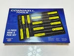 New Cornwell Tools CTG812HPSY 12PC Hook & Pick Set Hiviz Yellow Soft Grip Handle. Fixed Price $199.99.