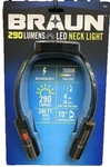 Braun 290 Lumen Led Neck Light Rechargeable. Jogging. Work. Mechanic. Fixed Price $46.85.