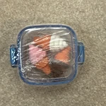 Office Depot Cream Novelty Erasers Pack 3 In Plastic Case W/snap Down Lid. Fixed Price $10.95.