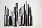 Snap-on Tools Center Pin, Starter Punch Flat Chisel Kit Usa 17PCS. Fixed Price $350.00.