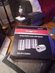 Snap-on Tools Socket Bottle Cooler With Opener SSX18P103KO 4 Pack Stainless New. Fixed Price $99.99.