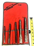Snap On 5PC Chisel Set, C-50B. Fixed Price $86.99.