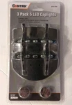 New Sontax 3 Pack Led Caplights 575-7161 With Batteries. Fixed Price $9.99.