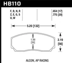 Hawk HB110E.654 Blue 9012 Disc Brake Pads High-performance Low Dust Plug-n-play. Fixed Price $207.98.