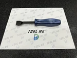 Snap-on Tools Usa New Metallic Blue Hard Handle 8" Rigid Carbon Scraper CSA8CMB. Fixed Price $79.95.