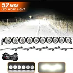Advanced 52" Laser Led Linkable Lights Bar Offroad Driving Spot Flood Truck Suv. Fixed Price $888.88.