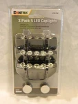 New Sontax 3 Pack Led Caplights 575-7161 With Batteries. Fixed Price $9.99.