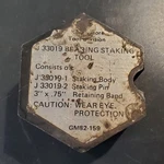 Kent Moore Tool J-33019 Bearing Staking Body. Fixed Price $12.00.