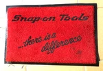 Rare Vintage Snap On Door Floor Mat 26" X 17" With Beveled Edge. Fixed Price $80.00.