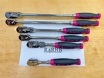 Snap-on Tools Usa New Pink 6PC 3/8" Drive 100 Tooth Cynergy Ratchet Master Set. Fixed Price $1399.95.