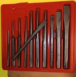Snap-on Tools PPC710A 10PC + Punch & Chisel Set W/tray Like New. Fixed Price $149.95.