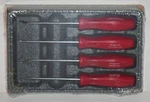 Snap-on Set ASA204BR *red Handles* New & Sealed! *hard Picks*. Fixed Price $89.95.