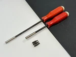 Mac Tools Usa 2PC PM8A PM114A Magnetic 1/4 Hex Bit Red Driver Storage Handle Set. Fixed Price $56.99.