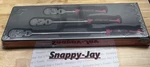 Snap-on Tools Usa New Pink 3PC 3/8" Drive Soft Grip Flex Ratchet Set RAT3FHFEP. Fixed Price $649.95.