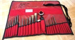 Snap-on Tools 22 Piece Punch & Chisel Set In Kit Bag PPC210BK. Fixed Price $420.00.