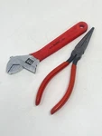 Xcelite 6" Adjustable Wrench #46CG And Needle Nose Pliers #52CG Usa Made. Fixed Price $29.95.