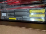 For Snap-on SPBS704AHV 12" 18" 24" Long Striking Prybar Set High Viz New. Fixed Price $260.00.