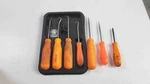Vintage Matco 7 Pc - Mini Pick Set Snap On Tools Orange Handles. Fixed Price $149.99.