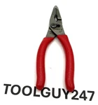 Snap LN44BCF Red 5" Soft Grip Mini Long Nose Slip Joint Pliers New Usa Tools. Fixed Price $57.56.