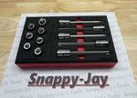 Snap-on Tools 12PC 3/8 Torx Stubby/long Bit Driver Set In Foam 212FTXXLFR. Fixed Price $499.95.