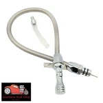 200R4 Chrome Flexible Stainless Transmission Dipstick Gm Firewall Mount. Fixed Price $49.94.