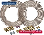 4LIFETIMELINES Copper Nickel Brake Kit 2-PACK 3/16" & 1/4" X 25 Ft Tubi. Fixed Price $97.98.